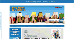 Desktop Screenshot of librairie-papeterie-valois.com