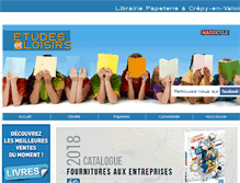 Tablet Screenshot of librairie-papeterie-valois.com